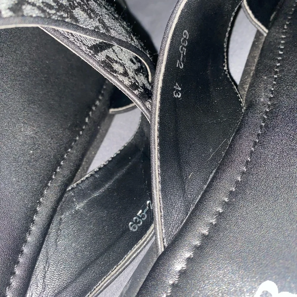 Dior Alias Sandal all black Dior oblique jacquard made in Italy - Picture 6 of 8